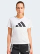 Спортивная футболка для бега женская Adidas Run It Tee Performance IN0111 XL White (4067887736947) - изображение 6