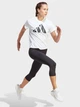 Спортивная футболка для бега женская Adidas Run It Brand Love Performance IL4744 M White (4066763423957) - изображение 11