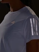 Спортивная футболка для бега женская Adidas Own The Run IK7442 XL White (4067887018685) - изображение 5
