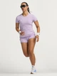 Спортивная футболка для бега женская Adidas Adizero E Tee JM8336 S Фиолетовая (4068808295192) - изображение 4