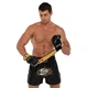 Рукавички для змішаних єдиноборств MMA розмір L шкіра на липучці MATSA чорний ME-2010 - зображення 8