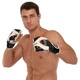 Рукавички для змішаних єдиноборств MMA на липучці розмір XL шкіра RIV чорний MA-3305 - зображення 4