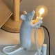 Світильник лампа нічник Миша Мишка Seletti USB 220В настільний Білий (28433) - зображення 2