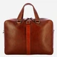 Torba aktówka męska skórzana The Bridge 062835EX-1A Brązowa - obraz 3