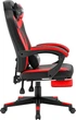 Крісло ігрове Defender Cruiser, 50мм, Клас 4, підніжка, Black/Red - изображение 3
