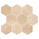 Декор Opoczno Sahara Desert Mosaic Hexagon 28x33,7 см - изображение 2