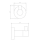 гачок Omnires Modern Project white matt (MP60110WM) (00141433) - зображення 2