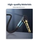 Аудіокабель UGREEN AV112, 3.5mm Male to 3.5mm Male, nylon braid, 2m, Blue UGR-60181 - зображення 6