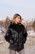 Демісезонна куртка Mila Nova К-357 48 чорна - изображение 1