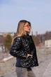 Демісезонна куртка Mila Nova К-326 52 чорний+чорний - изображение 2