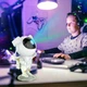 Лазерный проектор Astronaut ночник звездное небо 8 режимов с пультом и таймером - изображение 3