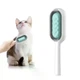 Щітка для грумінгу PetCare 4в1 для сухого та вологого догляду, для собак та кішок з масажем блакитна - зображення 6