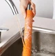 Силиконовая скалка Frico FRU-849 с узором и регулировкой оранжевая - изображение 11