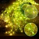 Декоративная светодиодная гирлянда «Зелёная ива» 10 м с 100 LED, тёплый белый свет, питание от USB - изображение 2