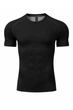 Мужская спортивная футболка SilkFit Apmi ⬩ рашгард с коротким рукавом ⬩черная 3XL - изображение 5