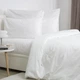 Постельное белье евро ТЕП СТРАЙП САТИН PREMIUM Optical White 2-04800_34073 200х215 см белое - изображение 1