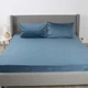 Простирадло-чохол на гумці полуторна ТЕП Velour 2-04756_34656 160х200 см синя - зображення 1
