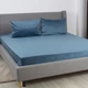 Простирадло-чохол на гумці полуторна ТЕП Velour 2-04756_34656 160х200 см синя - зображення 2