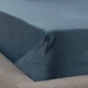 Простирадло-чохол на гумці полуторна ТЕП Velour 2-04756_34656 160х200 см синя - зображення 4