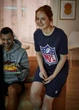 Футболка чоловіча NFL темно-синя L - зображення 3
