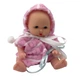 Пупс Baby Toys YD1350-6 у рожевому халатику з коляскою шарнірний 12 см - изображение 2