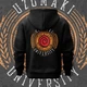 Худи для подростка мальчика с принтом Наруто Uzumaki Univer140ity Размер 160 Anime11174 - изображение 1