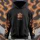 Худі чоловіче з принтом Ван Піс Fire Fist Red Edition Розмір 48 Anime1248 - зображення 3