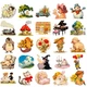 Набор наклеек Винтажные иллюстрации Vintage Illustrations 50 шт - изображение 3