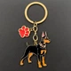 Брелок Доберман Doberman Keychain подарочная упаковка - изображение 1