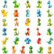 Набор наклеек Милые динозаврики Baby Dinosaurs 50 шт - изображение 3