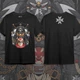 Футболка для подростка мальчика с принтом WarHammer 40K Black Templare Размер 160 Anime10762 - изображение 1