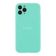 Чохол Silicone Case Full Size with Frame для iPhone 11 Pro 21.Sea Blue - изображение 1