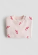Світшот рожевий Цукеркові палички H&M 104см (400012425) - зображення 2