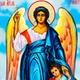 Икона "Ангел Хранитель с ребенком" под старину 17х23 см - изображение 3