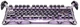 Клавиатура GravaStar Mercury V75 Pro 80keys Magnetic Jade Gaming 8K USB-A RGB Iron Purple (GS_V75_PRO_PL) - изображение 3