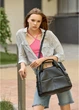 Жіноча спортивна cумка Sambag Vogue BQS чорний 37 х 25 х 16 см (90123001) - зображення 5