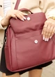 Женская спортивная сумка Sambag Vogue BKS бордо 37 х 25 х 16 см (90153005) - изображение 4