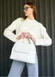 Женская спортивная сумка Sambag Vogue BKS белая 37 х 25 х 16 см (90153008) - изображение 9