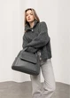 Жіноча спортивна cумка Sambag Vogue BKS графітова 37 х 25 х 16 см (90153009) - зображення 4