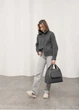 Жіноча спортивна cумка Sambag Vogue BKS графітова 37 х 25 х 16 см (90153009) - зображення 9