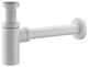 Сифон для умивальника McALPINE 1 1/4″ x 32 мм латунь 120 WHITE білий - изображение 1