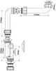 Сифон для умивальника McALPINE 1 1/4″ x 32 мм трубний пристінний з ревізією HC13SPS-X32PF - изображение 2