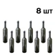 Винна пляшка 0,75 л з корком (оливкове скло) 8 шт - зображення 1