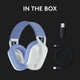 Навушники Logitech G435 LIGHTSPEED Wireless Gaming Headset White - зображення 9
