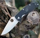 Нож складной Spyderco Tenacious Lightweight Liner Lock Knife Black FRN Handle Plain Blade (C122PBK) - изображение 1