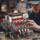Конструктор Technic Двигун V8 F488 Mould King 2718 деталей Червоний (28342) - зображення 4
