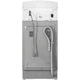 Стиральная машина Whirlpool TDLR 6040L EU/N, вертикальная, 60 см, 6 кг, 1000 об/мин, класс C/F/C , 12 программ, коллекторный - изображение 4