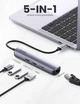 Док-станція USB3.1 Type-C --> HDMI/USB 3.0x2/RJ45/PD 100W, Ugreen CM418 Сіра - изображение 2