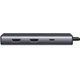 Док-станція USB3.1 Type-C --> HDMIx2 60Hz(8k30Hz)/USB 3.0x2/Type-C/PD 100W CM498 6 in 1 Ugreen - изображение 3