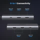 Док-станція USB3.1 Type-C --> HDMIx2 60Hz(8k30Hz)/USB 3.0x2/Type-C/PD 100W CM498 6 in 1 Ugreen - изображение 5